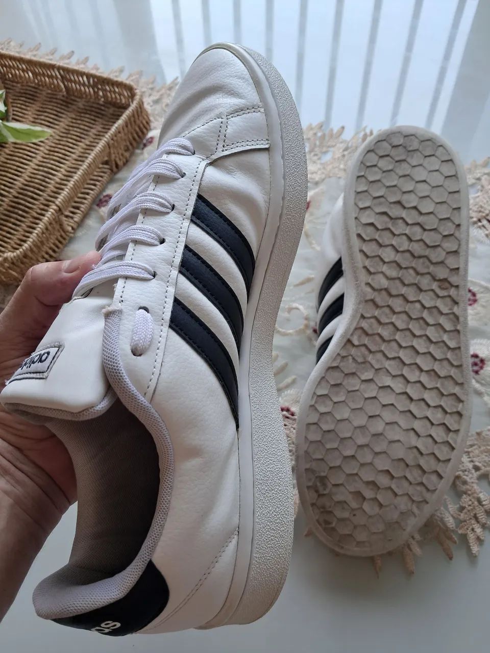 Tênis Adidas Branco Legítimo 41 - Foto 3