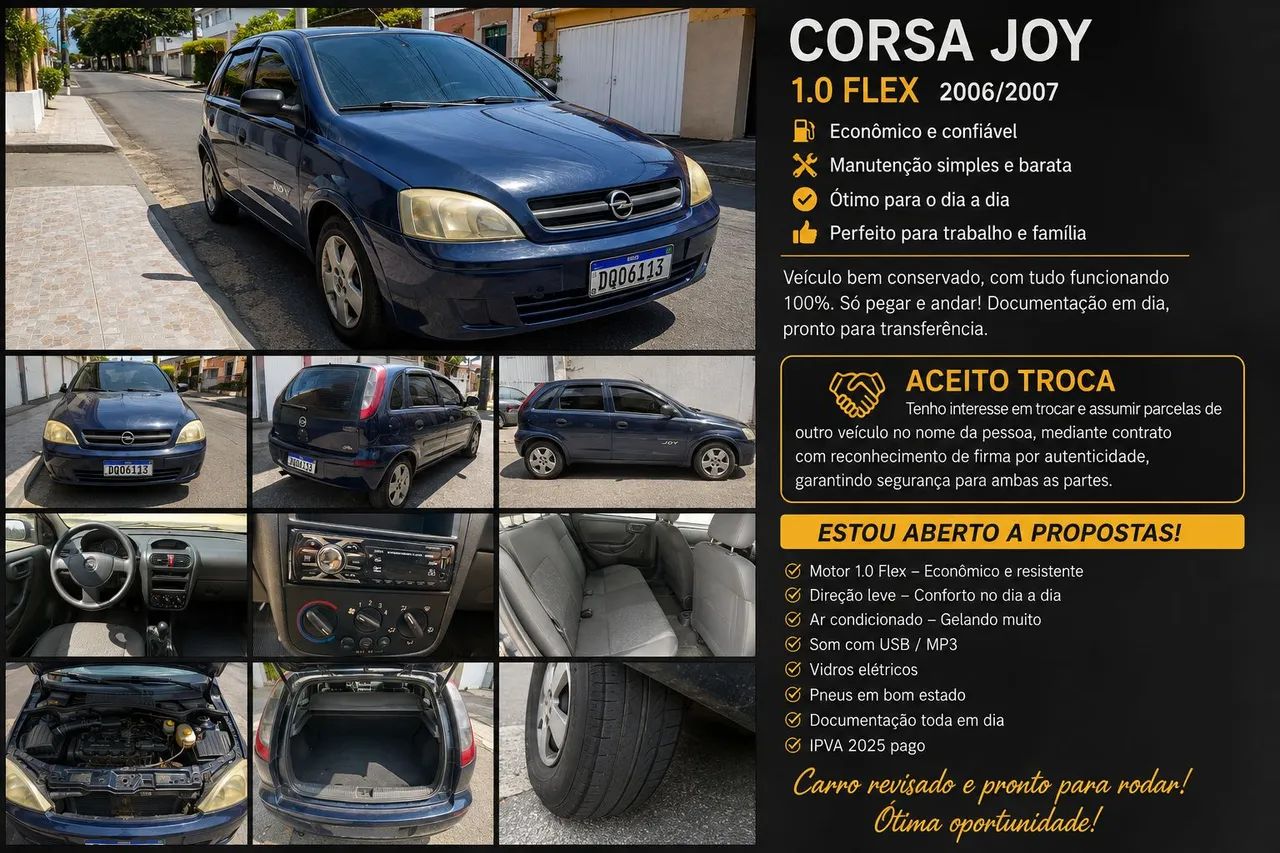 Chevrolet Corsa Sed. JOY 1.0/ 1.0 Flexpower 8V 4P 2005