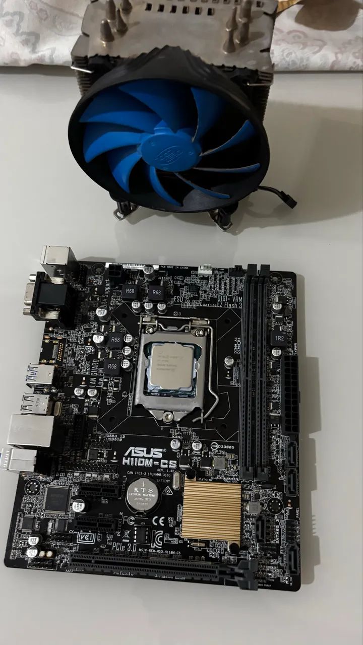 processador i7 7700 + placa mãe h110m-cs - Foto 3