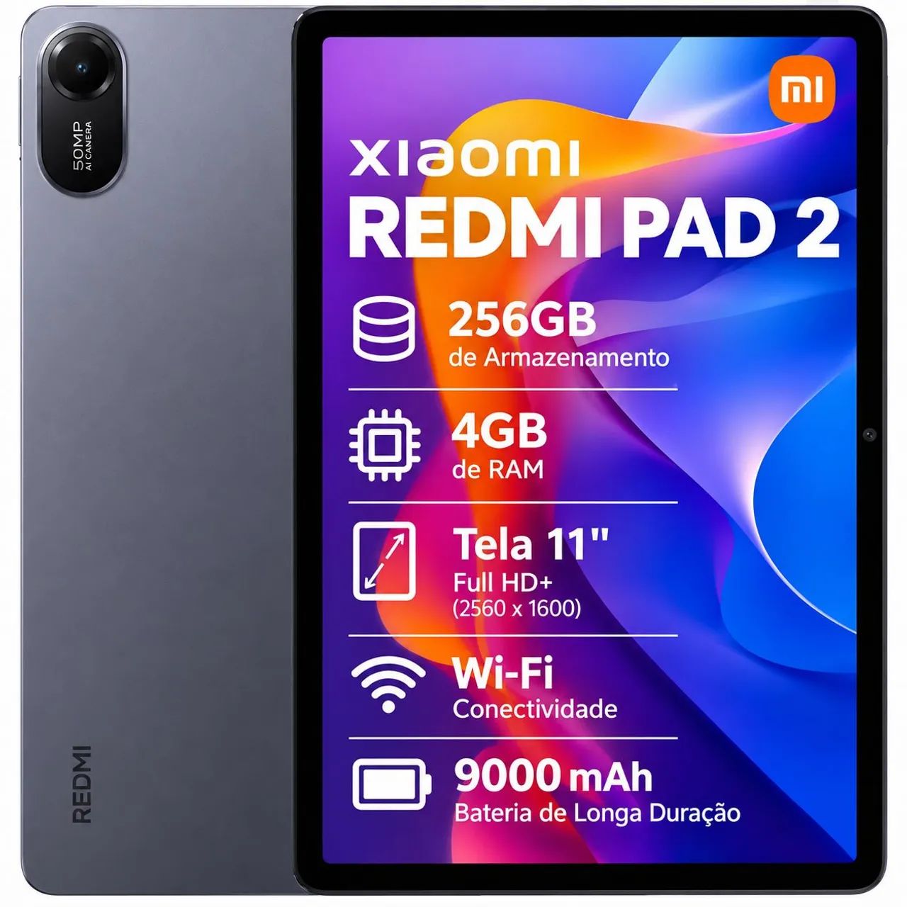 Tablet Redmi Pad 2 256GB/4GB Lacrado