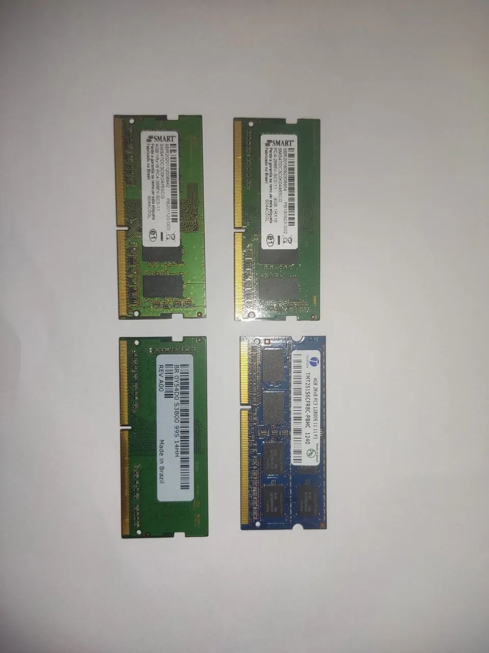 KIT 4 MEMÓRIAS RAM 4GB DDR4