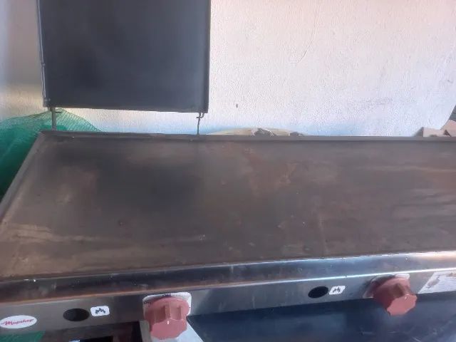 Chapa de lanche a gás 