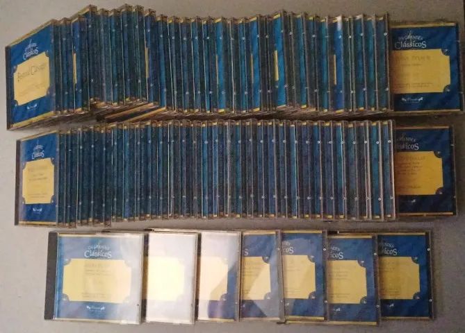 Os Grandes Clássicos 77 CDs e 4 Livros - Coleção Completa - Foto 4