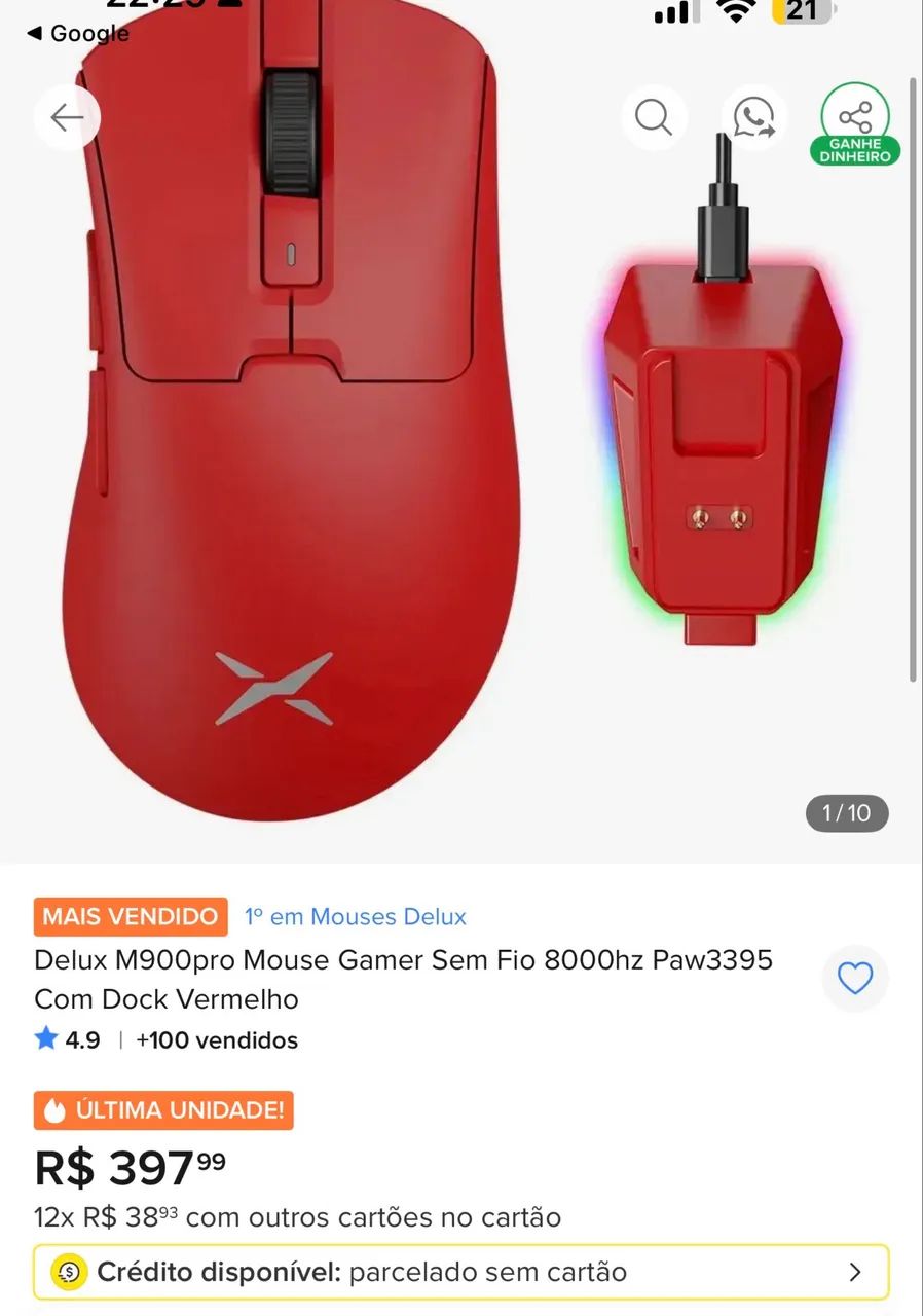 Mouse M 900 Pro  - Foto 3