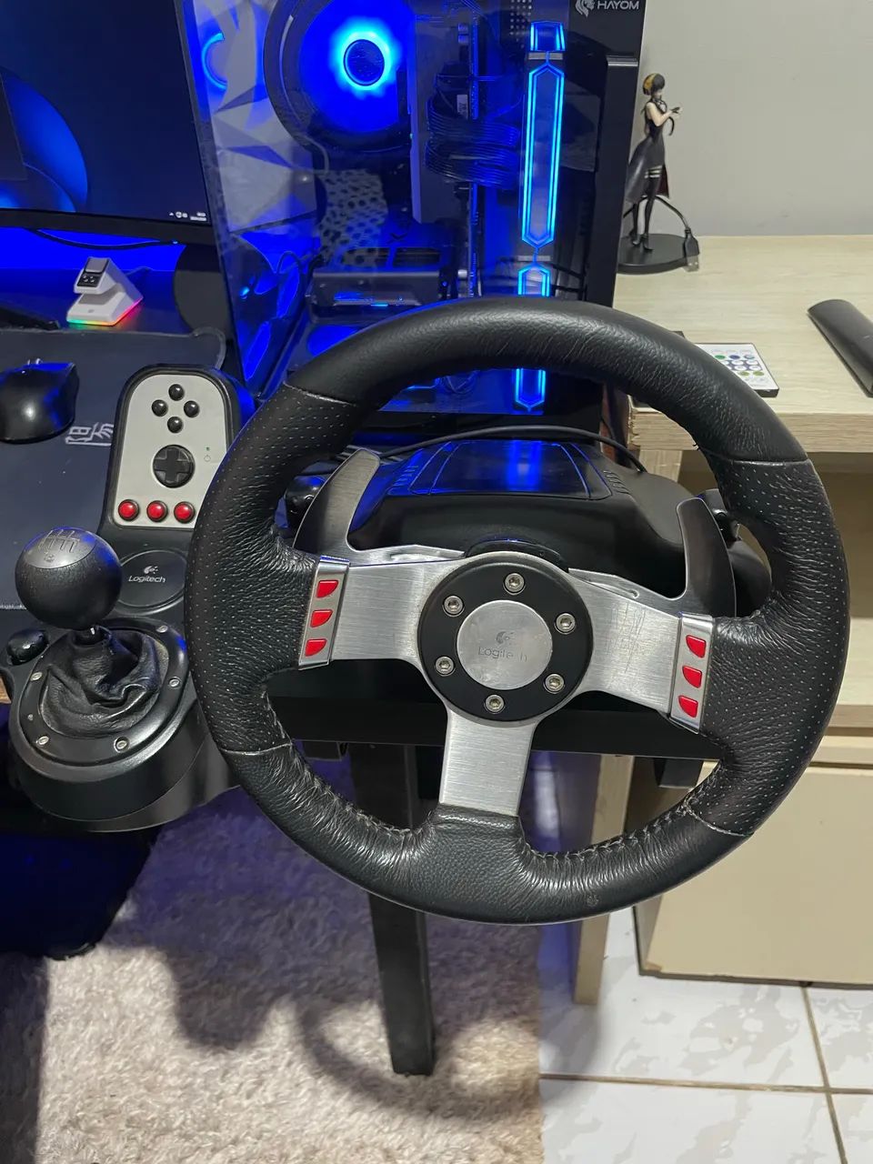 Logitech g27 - Peças e Acessórios de Vídeo Game - Lagoinha, Porto