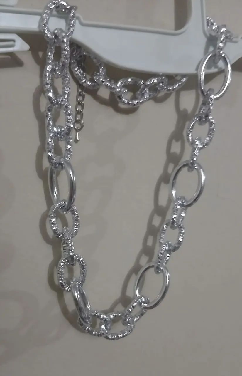 Colar de corrente brilhante- Estilo e Personalidade - Foto 2
