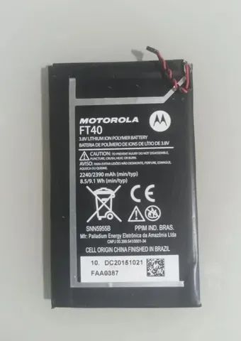 Bateria Motorola Moto E2 Xt1514 Ft40 Original Retirada