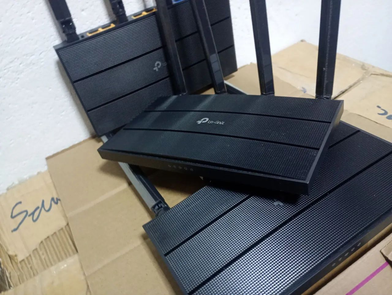 Lote 20 Roteador TP-Link C6 Dualbad + Fontes - Foto 2