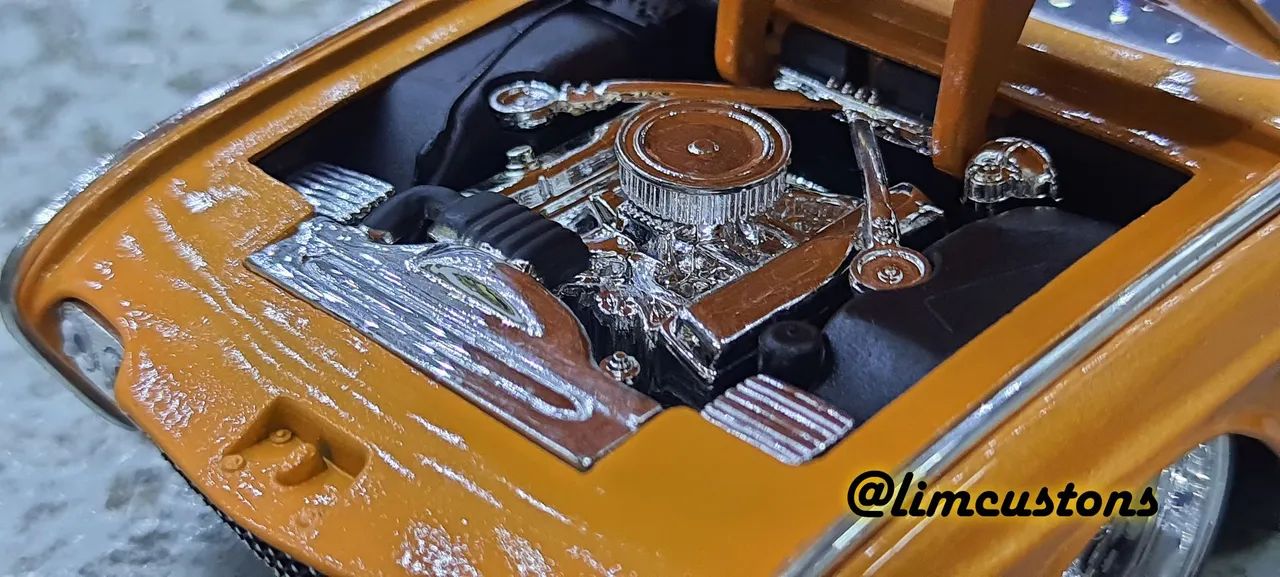 Miniatura 1:24 - Jada toys - Thunderbird Rick Dore laranja  - Foto 3