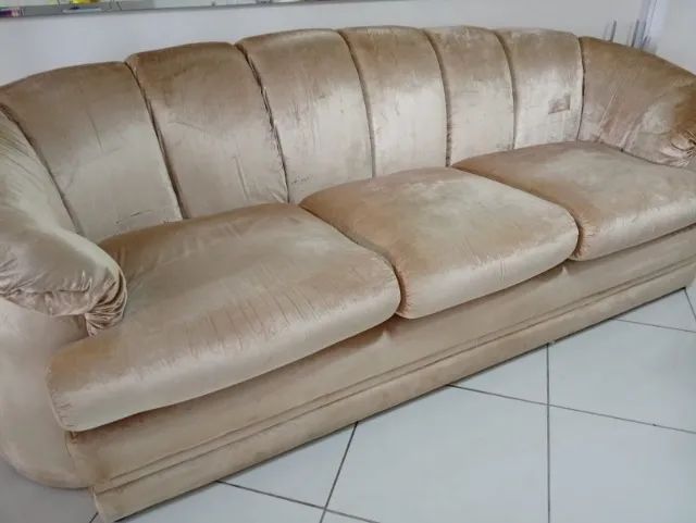 Sofá 3 poltronas semi-novo