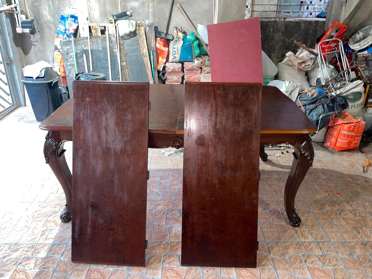 MESA DE MADEIRA MACIÇA EXTENSÍVEL - Foto 5