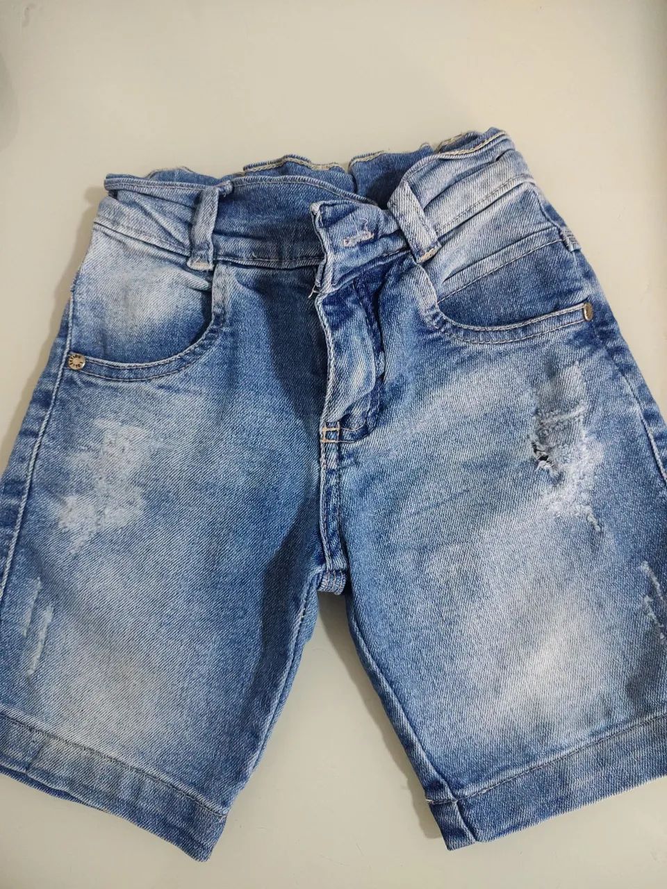 Bermudas infantis jeans. Preço de cada - Foto 4