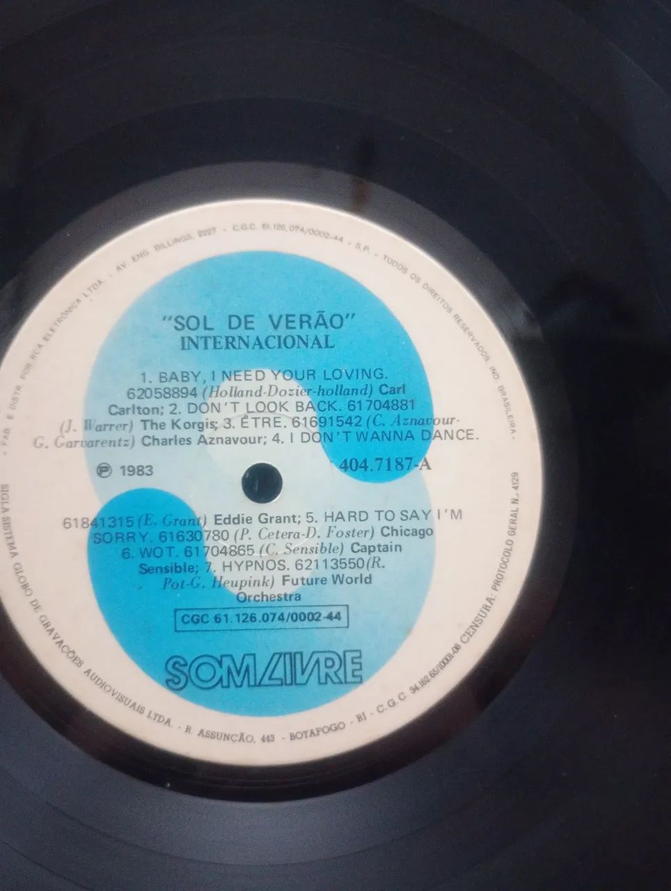 LP TRILHA SONORA " SOL DE VERÃO INTERNACIONAL" 1983 - Foto 5