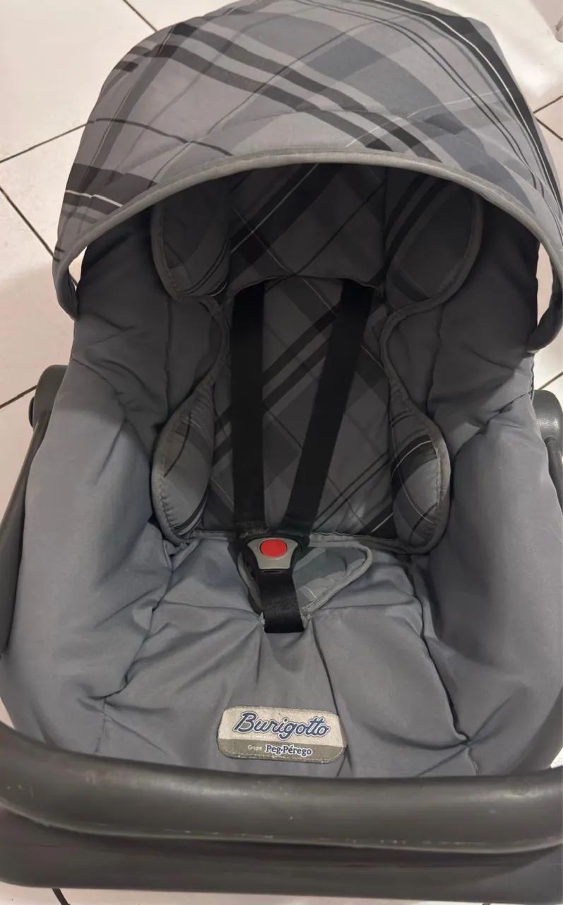 Bebê conforto Burigoto com base para automóvel  - Foto 3