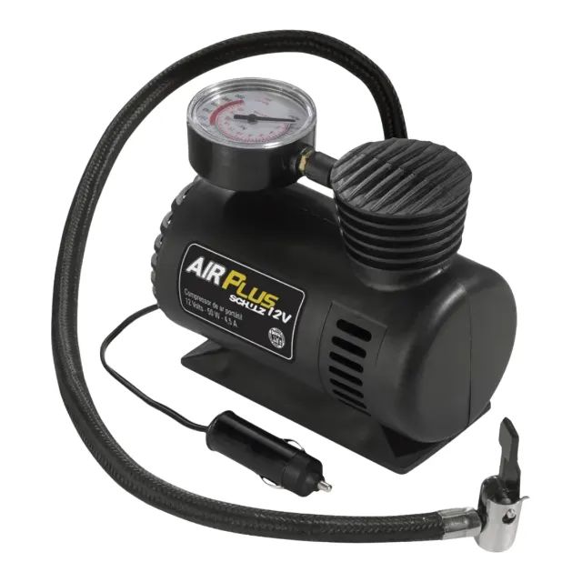 Compressor Automotivo 50W 12V AirPlus 300 PSI Schulz - Foto 2