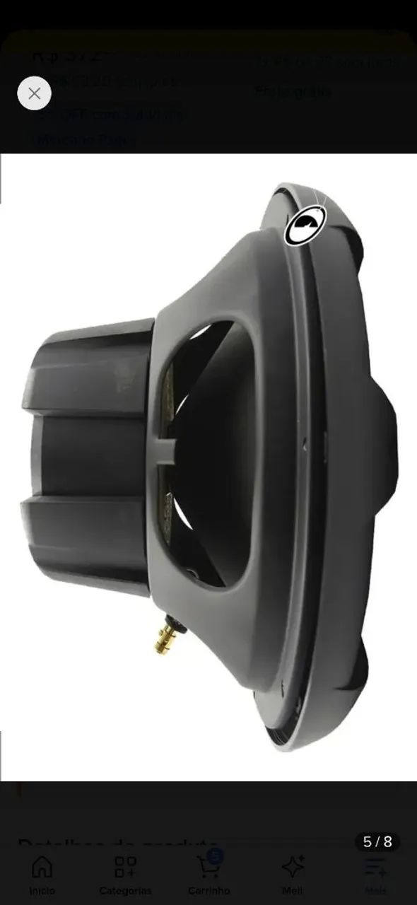 Vendo Caixa Dutada com auto falante Hurricane 12" - Foto 4
