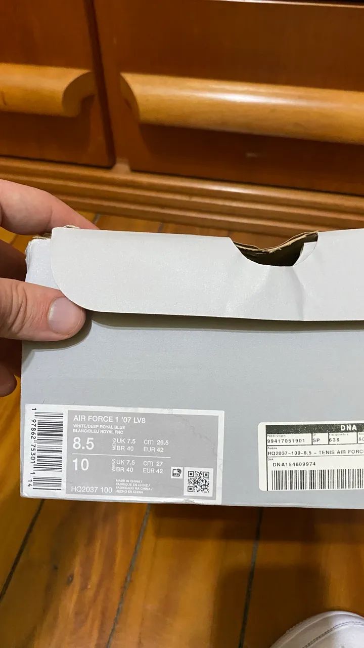 Nike Air Force 1 07 Lv8 - Branco - Foto 6