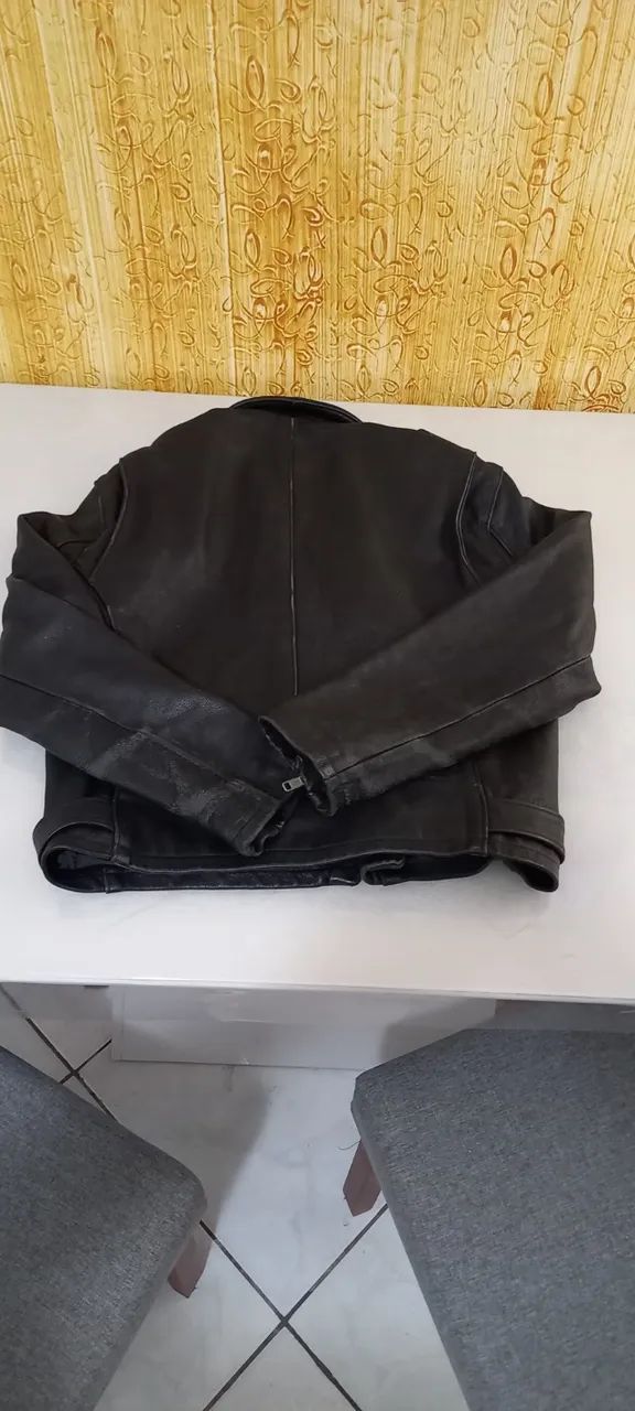 Jaqueta de couro