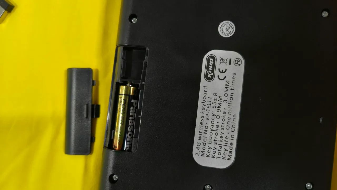 Teclado e mouse portátil colorido knup - Foto 4