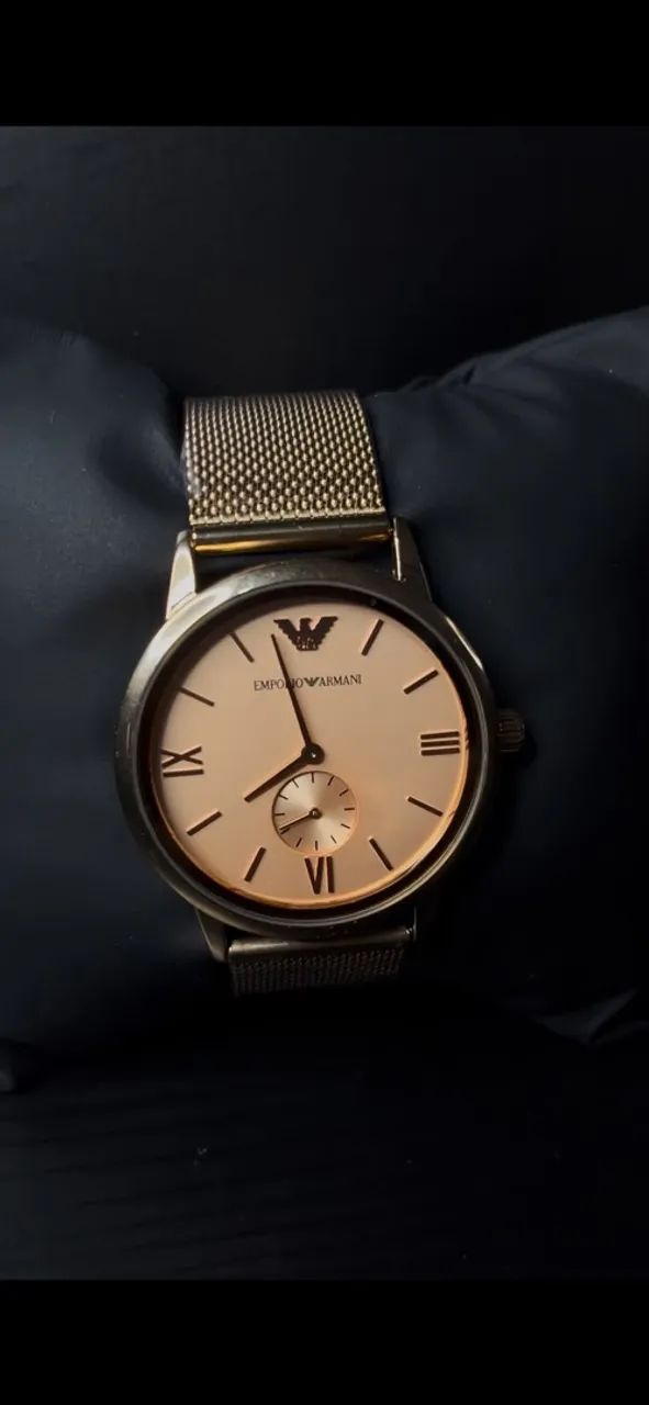 Relógio armani rose feminino 