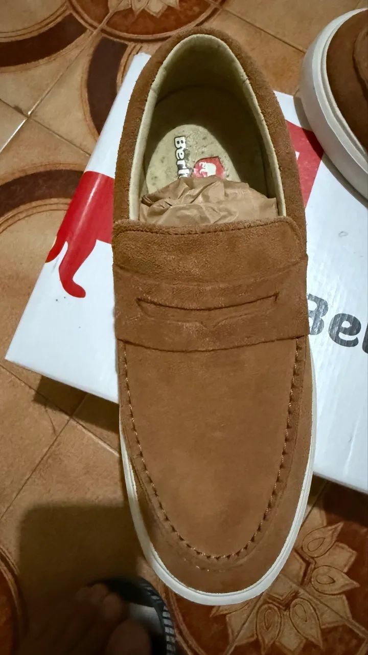 Vendo Loafer em camurça Bertutini - Foto 5