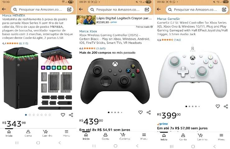 Xbox Series X 1TB - Kit Completo + R$1.300 em Acessórios (Controle + GameSir + Cooler) - Foto 3