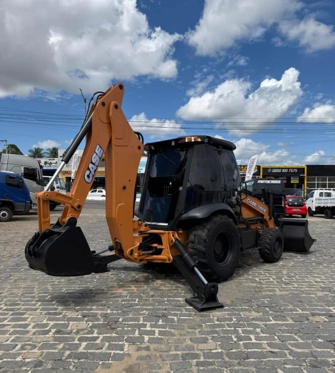 Retroescavadeira case 580n ano 2017 - Foto 2