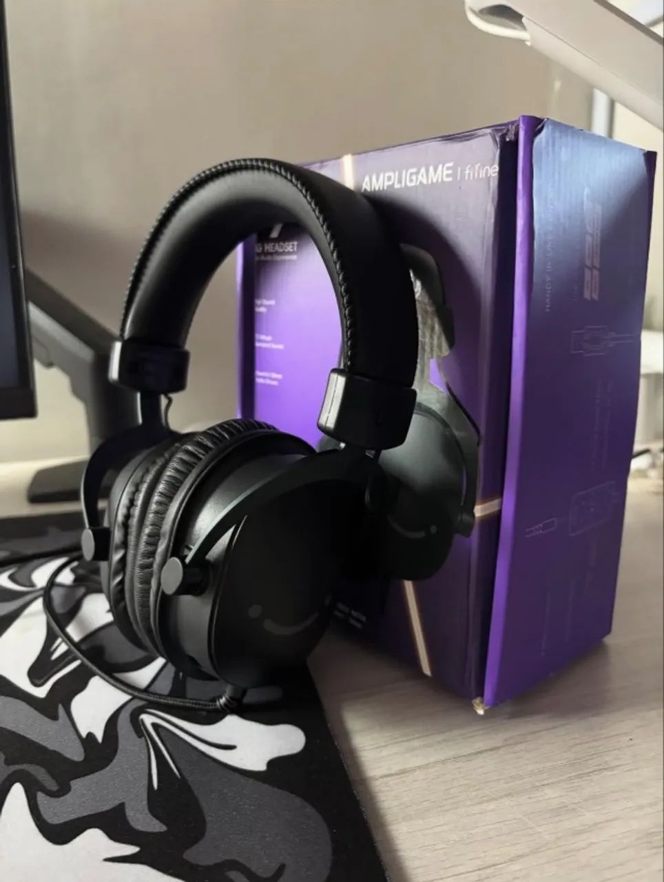 HEADSET GAMER H9 - MICROFONE DESMONTÁVEL SURROUND VIRTUAL 7.1