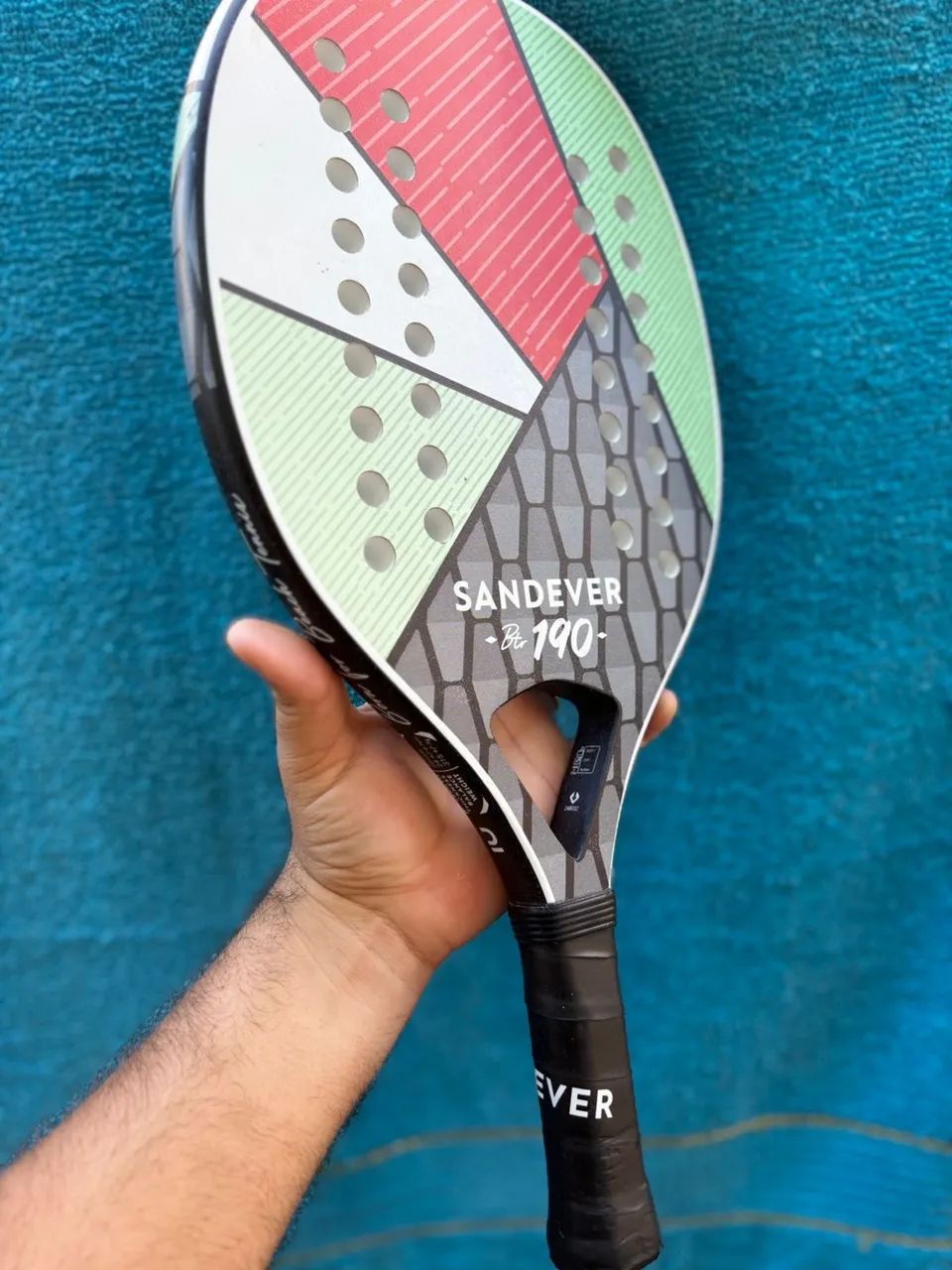 Par Raquetes Beach Tennis Sandever BTR 190 - Excelente Estado - Foto 2