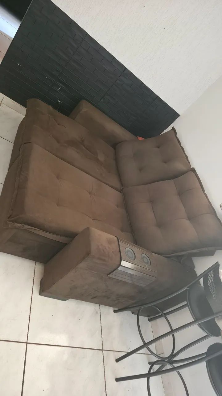 Sofa Marrom - Foto 2