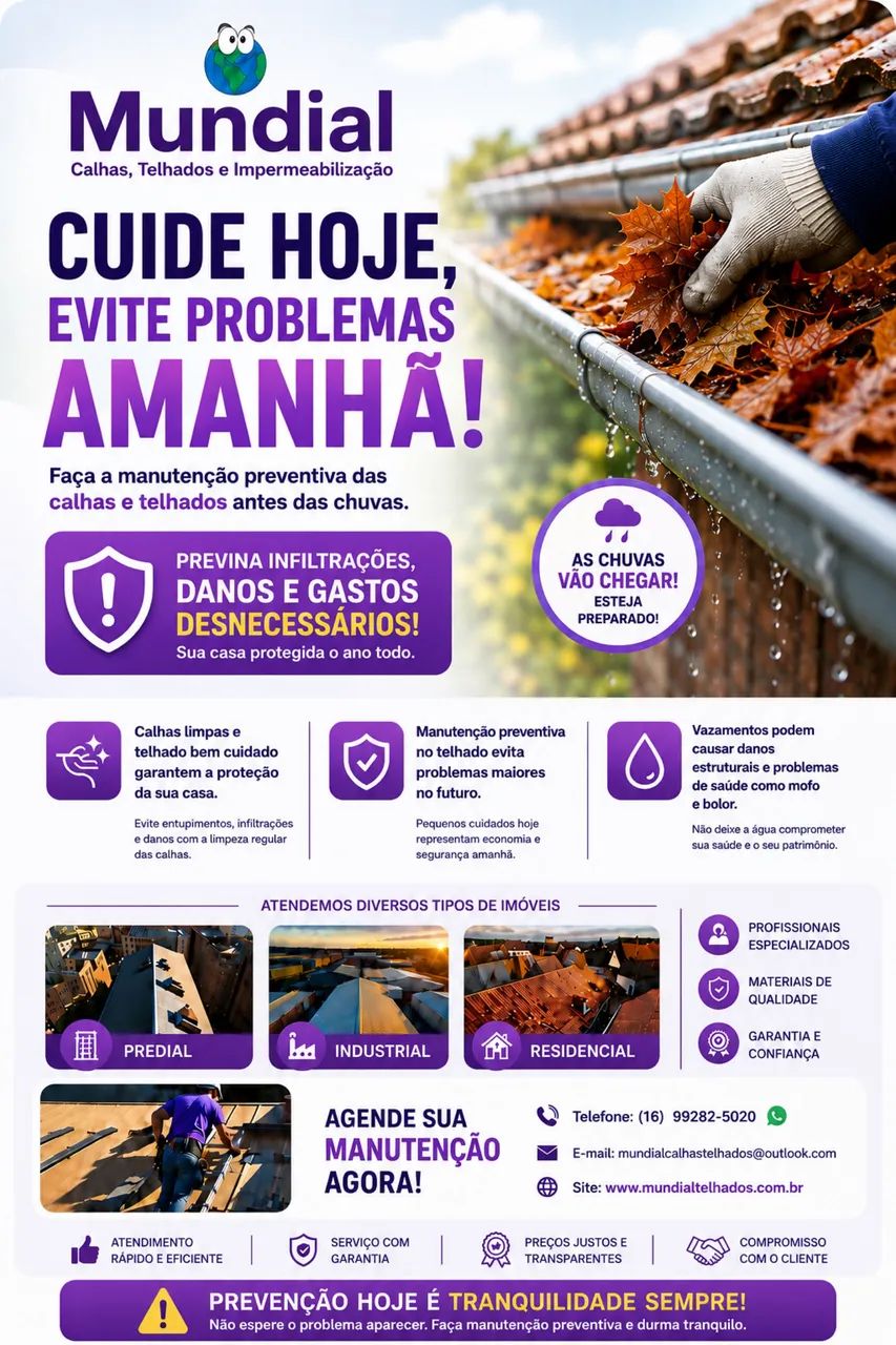 Manutenção de Telhados e Calhas  - Foto 2