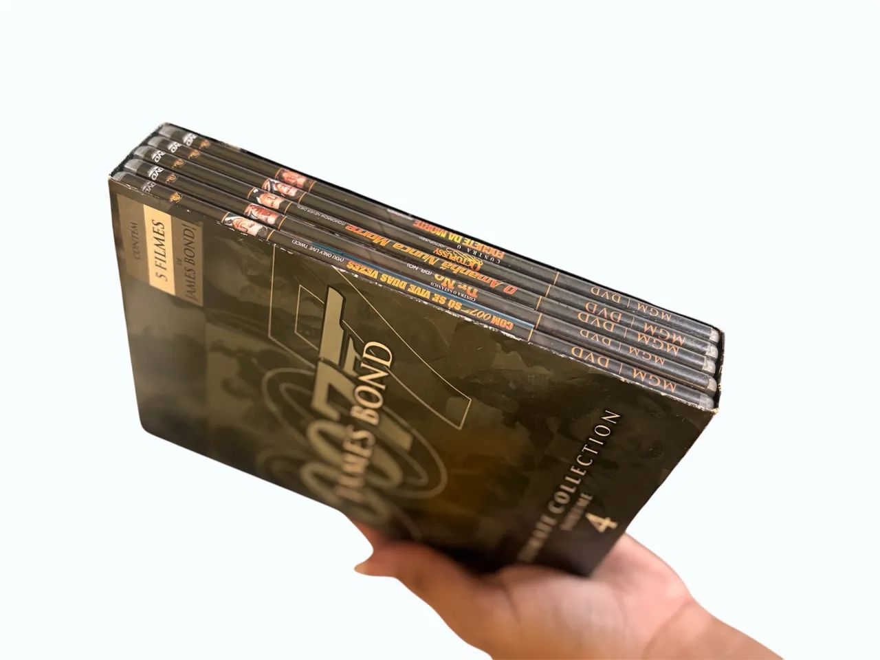 BOX 007 James Bond com 5 Filmes Originais - R$ 120 cada box.  - Foto 3