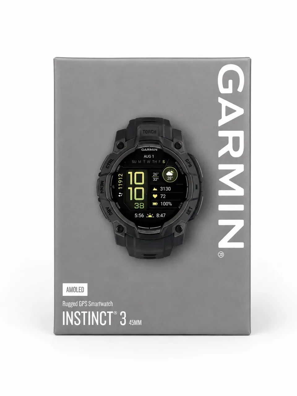 Garmin Instinct 3 45mm Amoled Lacrado 1 ano de garantia