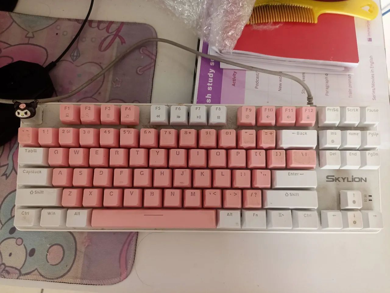 TECLADO MECÂNICO SKYLION SWITCH AZUL
