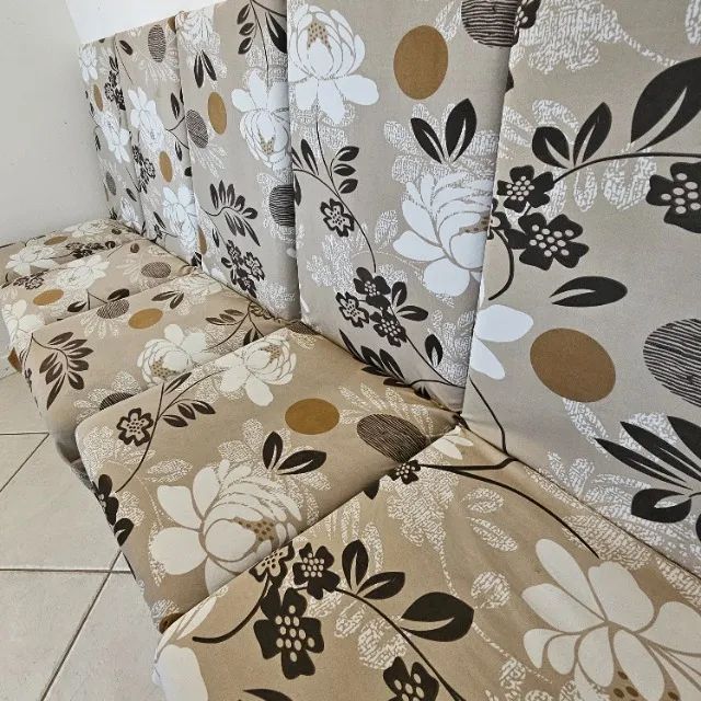 Mesa de jantar retangular com 6 cadeiras usada - Foto 3