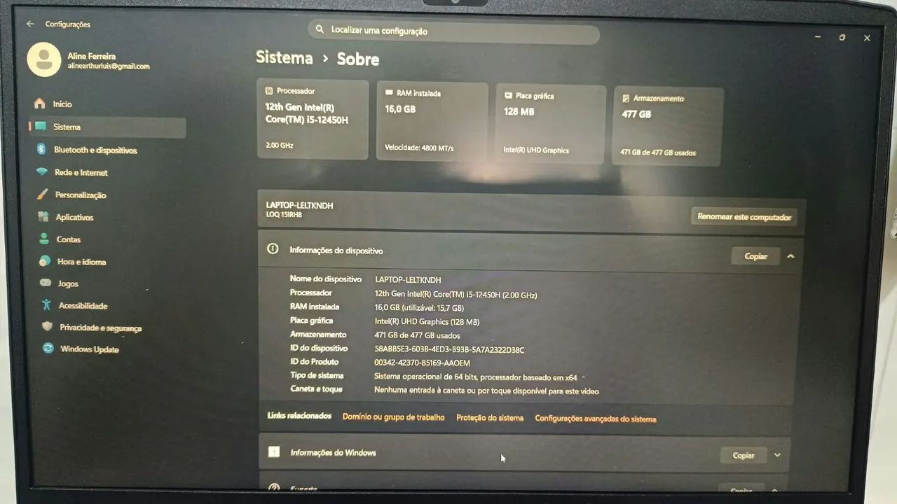 Vendo notgame Lenovo.. 2.600