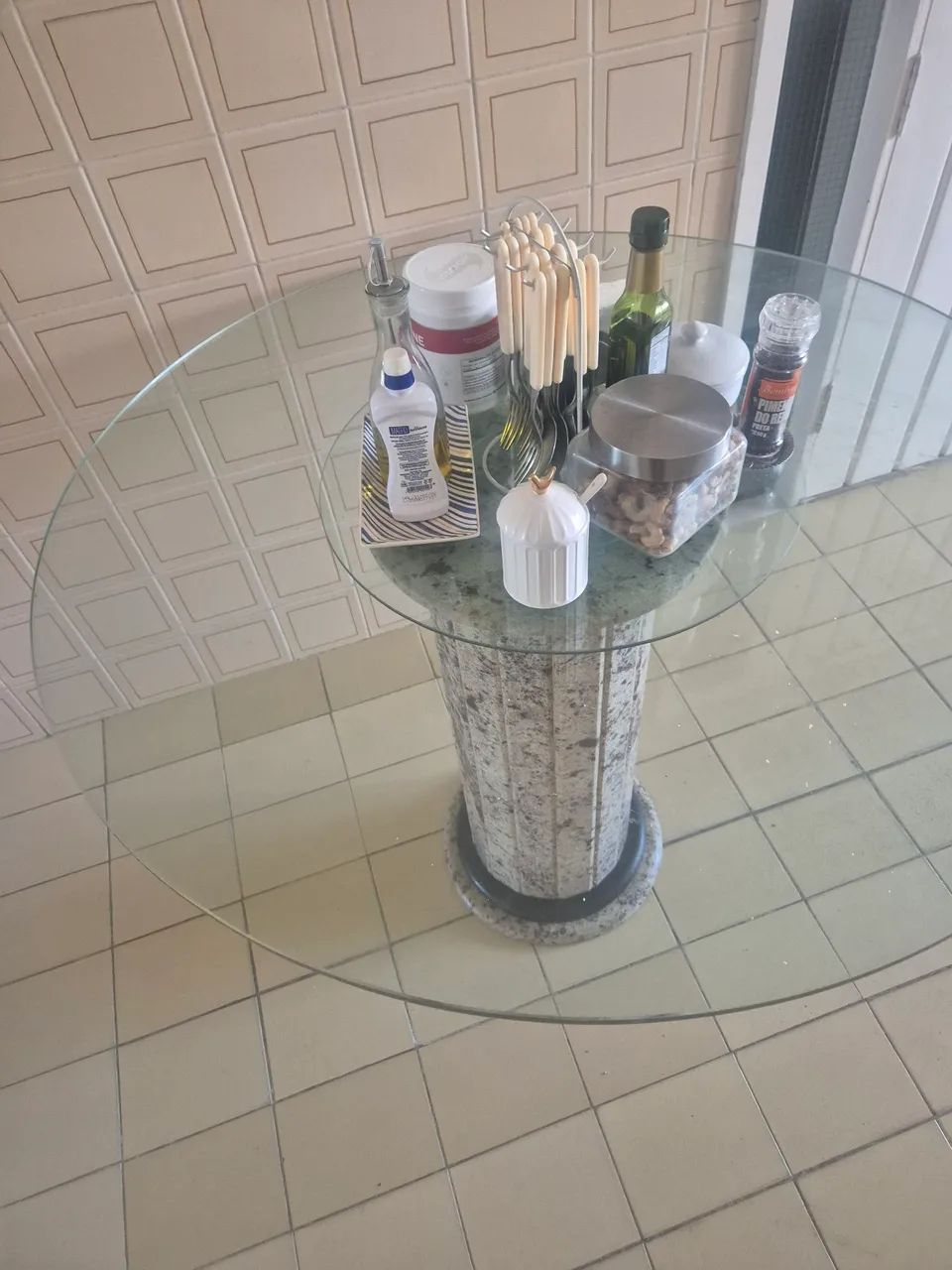 Vendo "MESA de VIDRO" - Foto 3