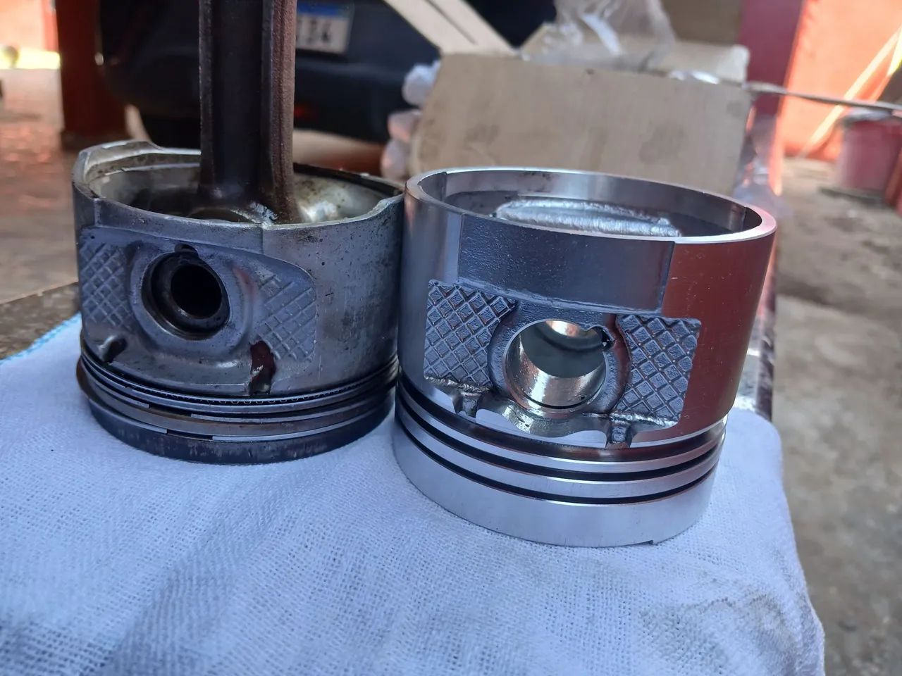 Pistoes da saveiro 2005, 1.8. Novos. - Foto 2