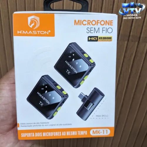 Microfone Lapela Duplo H´maston + Entrega Inclusa  - Foto 2