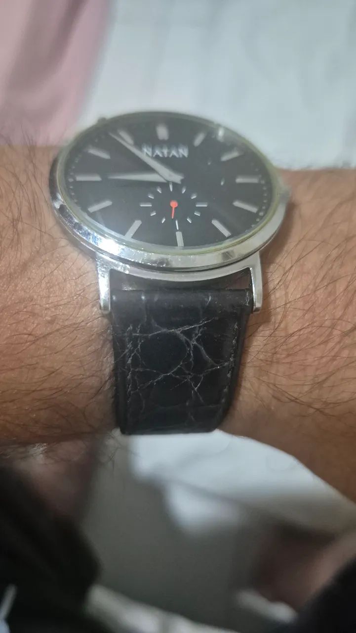 Relógio NATAN SUÍÇO À QUARTZ  MD3261  -  MUITO NOVO - Foto 4