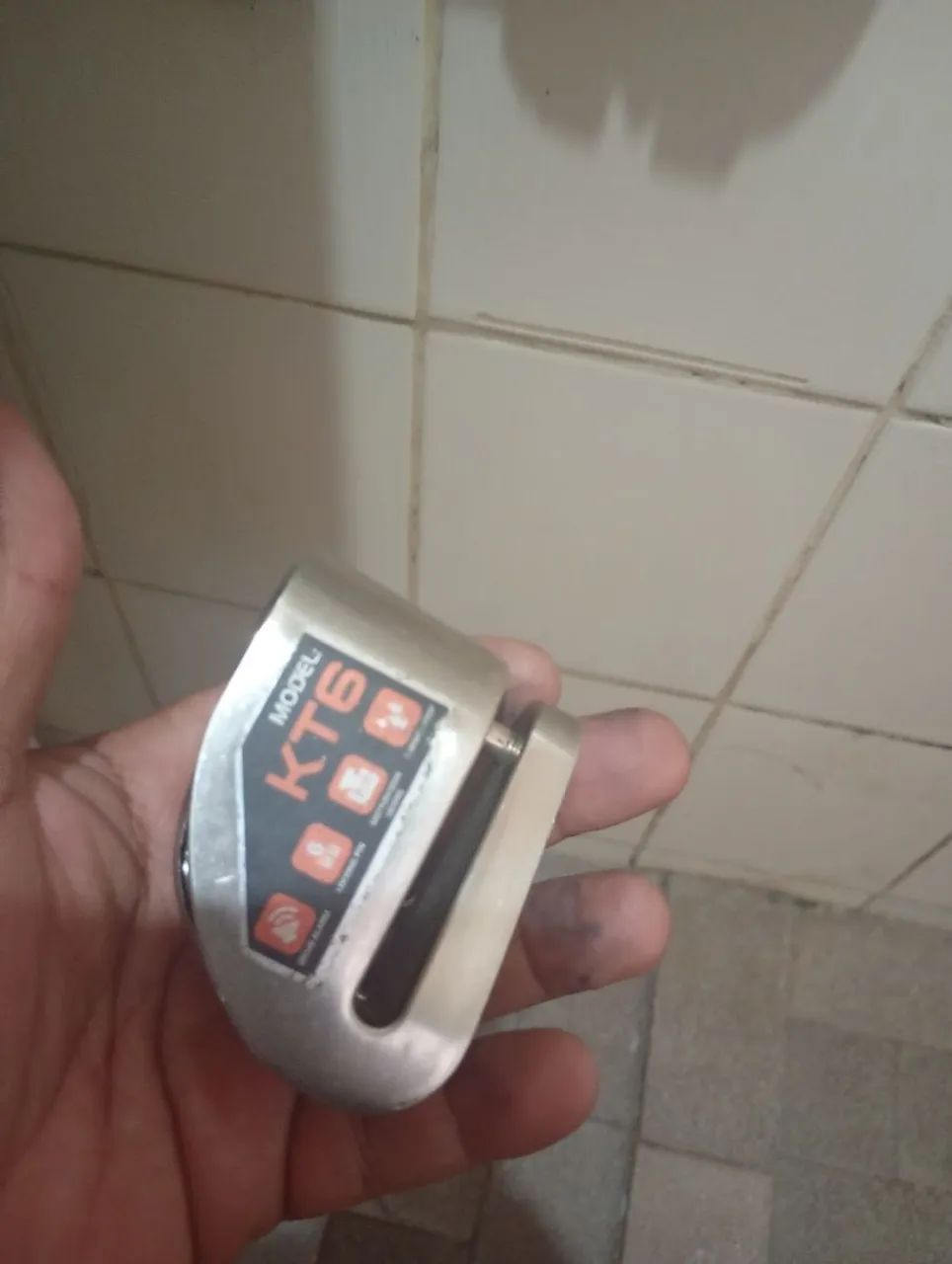 Trava para disco com alarme  - Foto 2