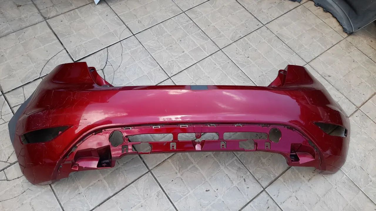 Parachoque traseiro New Fiesta Hatch 2013 2014 2015 2016