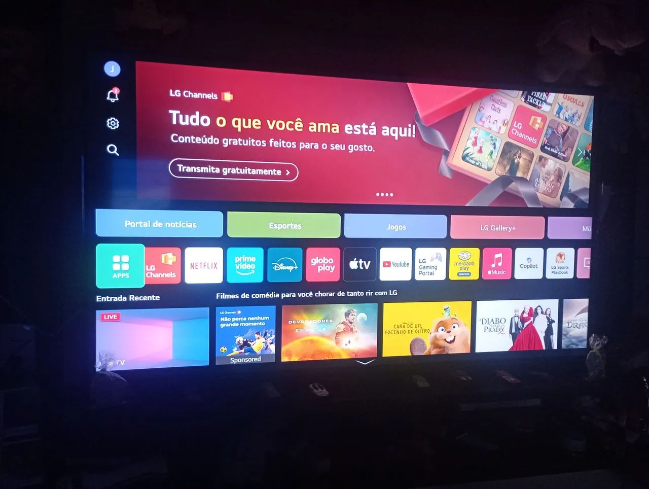 Tv lG 55 polegadas 