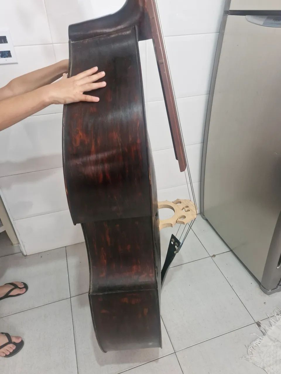 Contra baixo acústico  - Foto 5