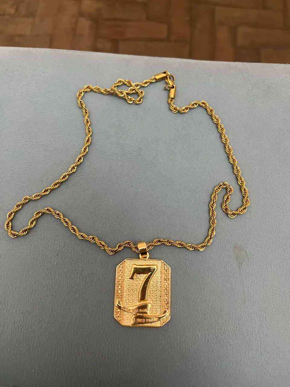 Corrente ouro número 7