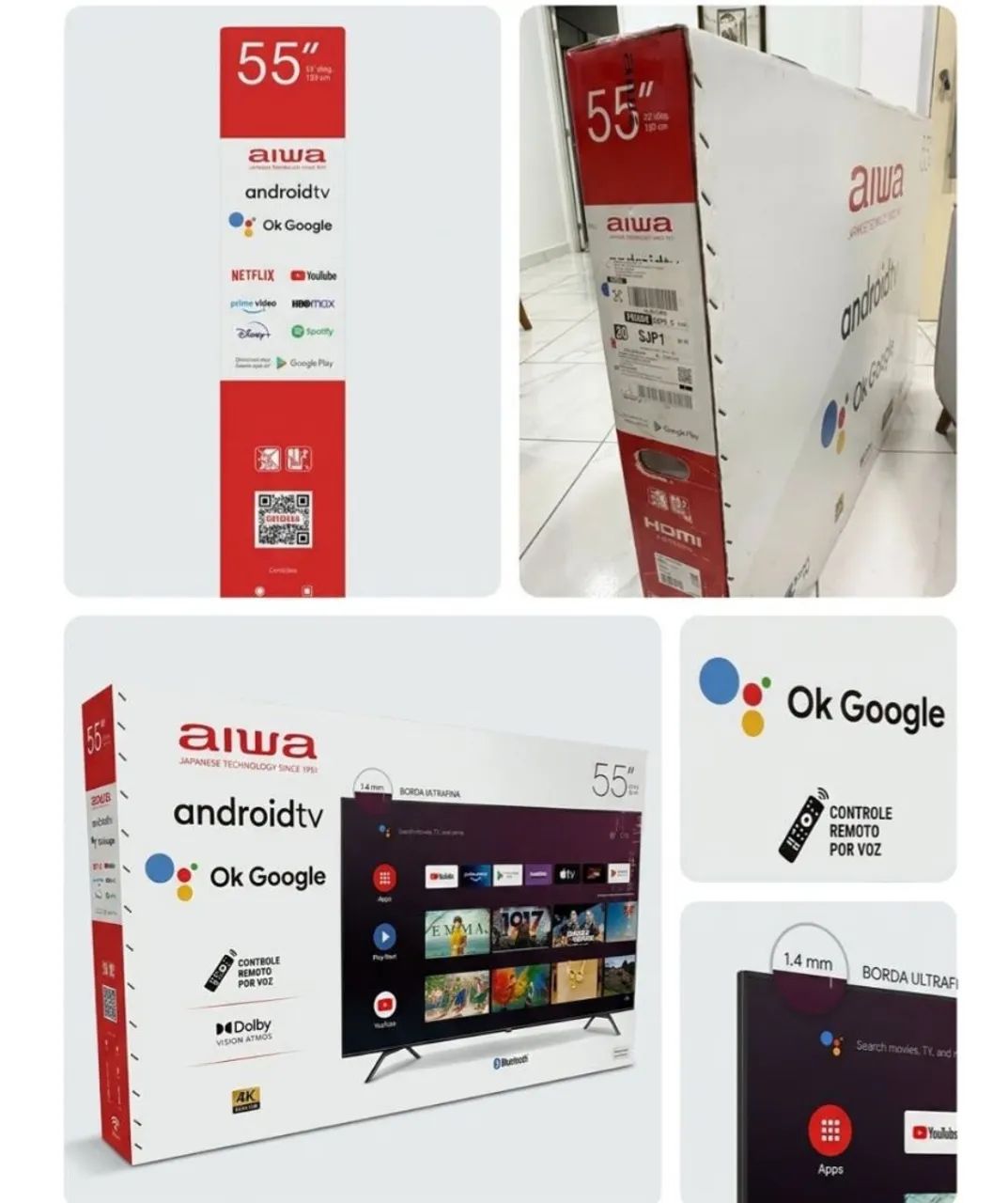 Smart TV AIWA 55" 4K Android