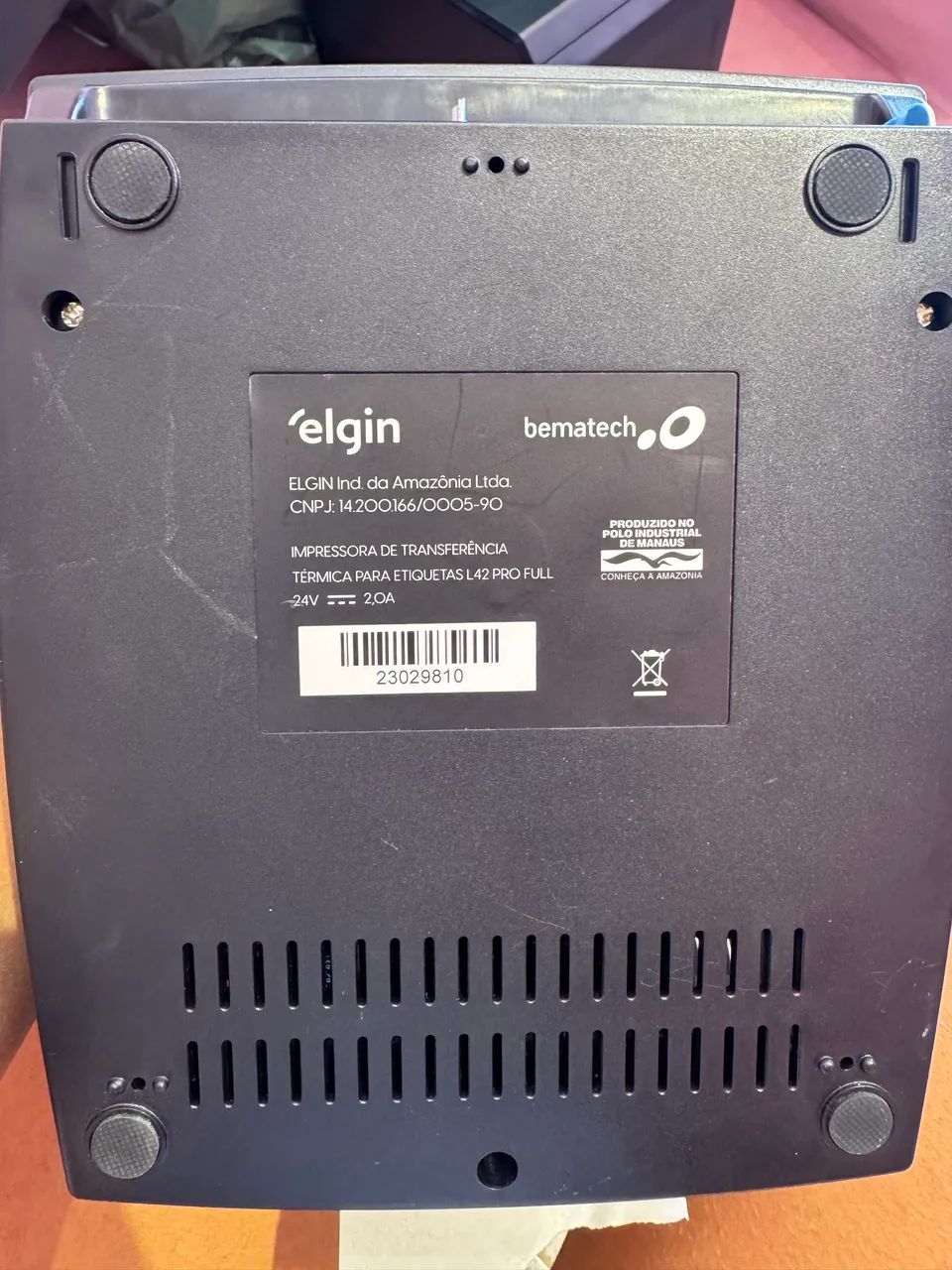 IMPRESSORA PARA ETIQUETAS ELGIN L24 PRO FULL - Foto 4