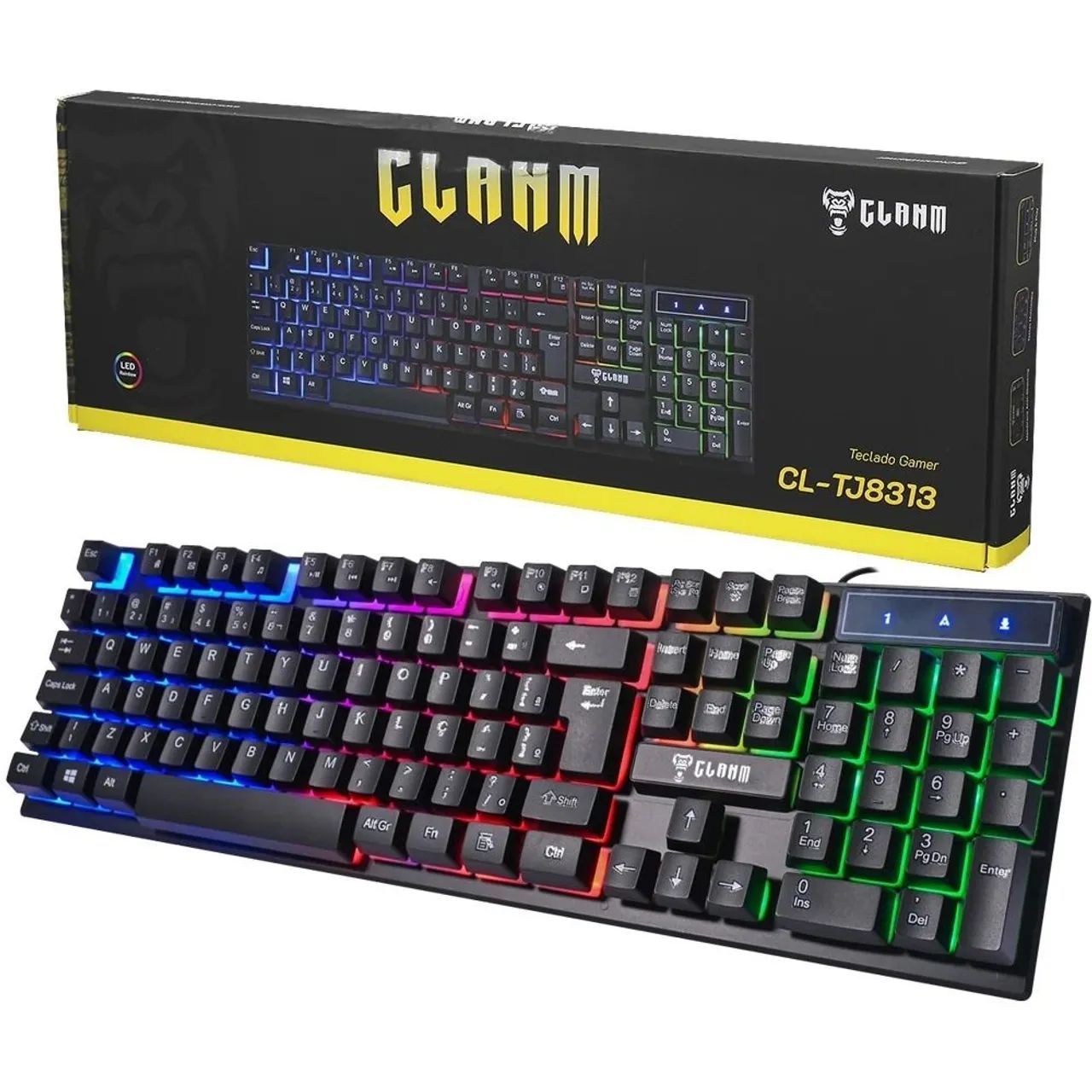 Kit gamer mause e teclado clanm  - Foto 2
