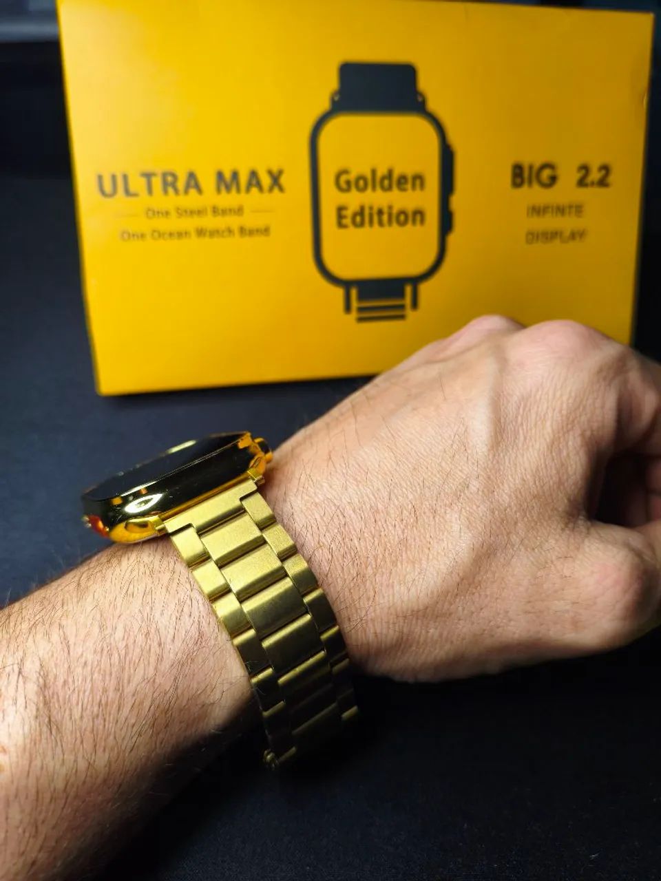 Smartwatch Ultra Gold 49mm - Foto 3