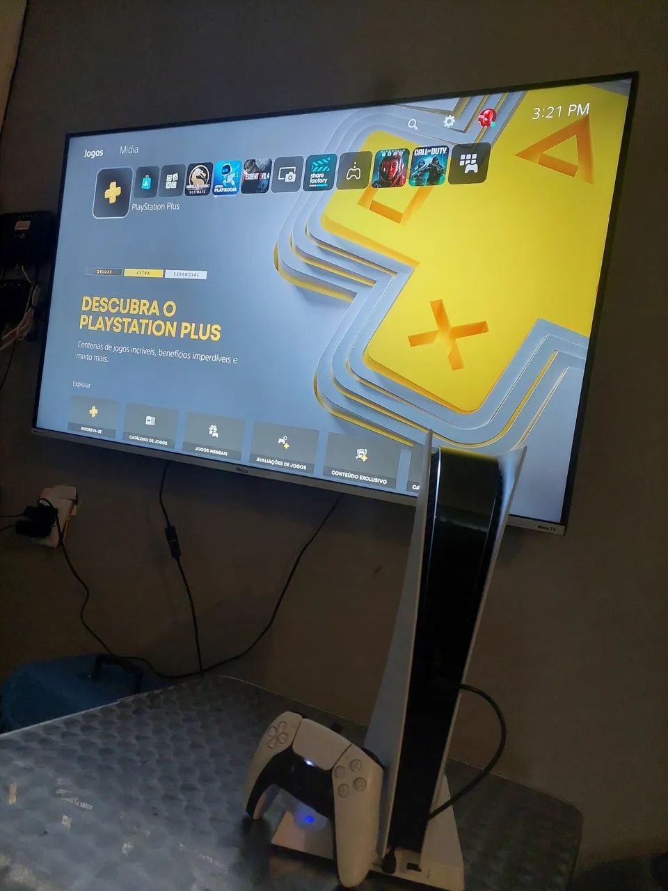 Playstation 5 (PS5) Digital + Base de carregamento - Foto 5